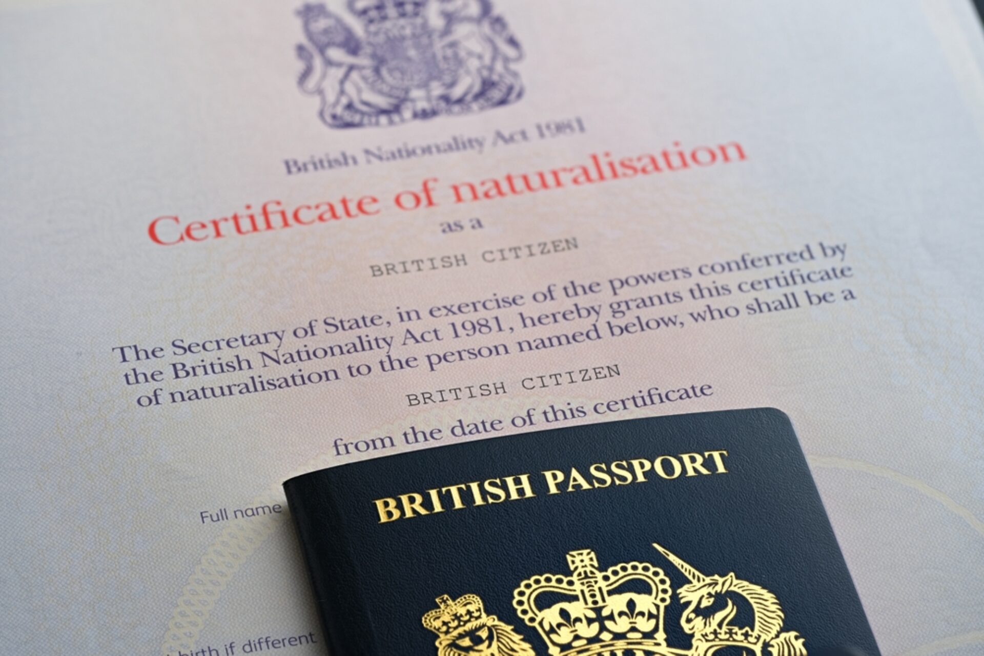 UK Citizenship Application Cost